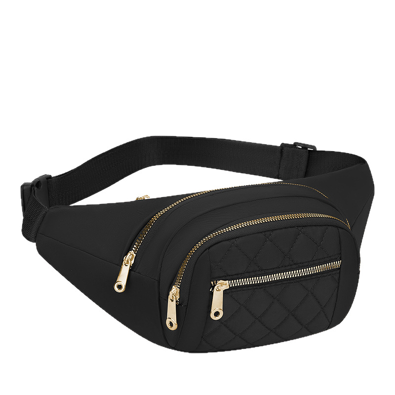 Bolso de pecho transfronterizo teléfono móvil bolso diagonal de tela Oxford europea y americana riñonera casual riñonera de lona bolso de teléfono móvil para mujer bolso deportivo