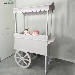 移動車輪付き手押し車甘い結婚式キャンディー車花車デザート展示棚装飾品パーティー市場出店