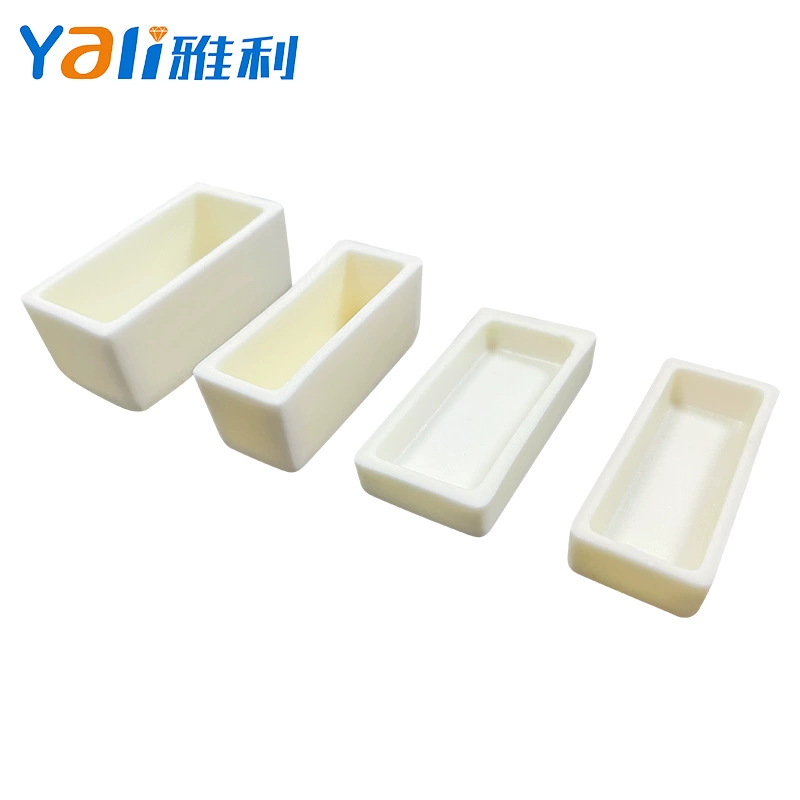 Корундовый тигель 99, фарфоровая лодка, оксид алюминия, устойчивая к высоким температурам, квадратная лодка для сжигания, 99% перфорированная лодка, экспериментальная чаша для золы, арка