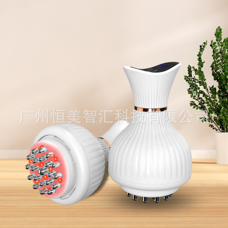 経絡ブラシ通経微電流振動マッサージ器リンパ疎通筋絡五行養生器電動掻爬器|undefined