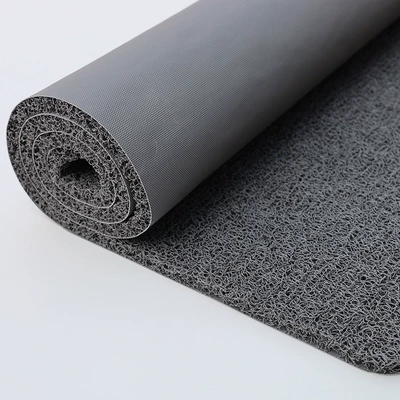 Freely cuttable silk loop truck floor mats, electric vehicle floor mats, entrance door mats, household silk loop carpets, waterproof entry mats (Avtomobil döşəmə paspasları) - light-gray-6060cm