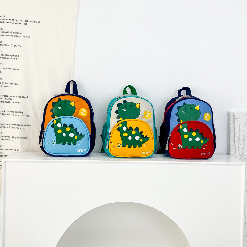 Jardín de infantes mochila para bebés dibujos animados lindos dinosaurios mochila para niños y niñas 2025 nuevo comercio exterior mochila para niños