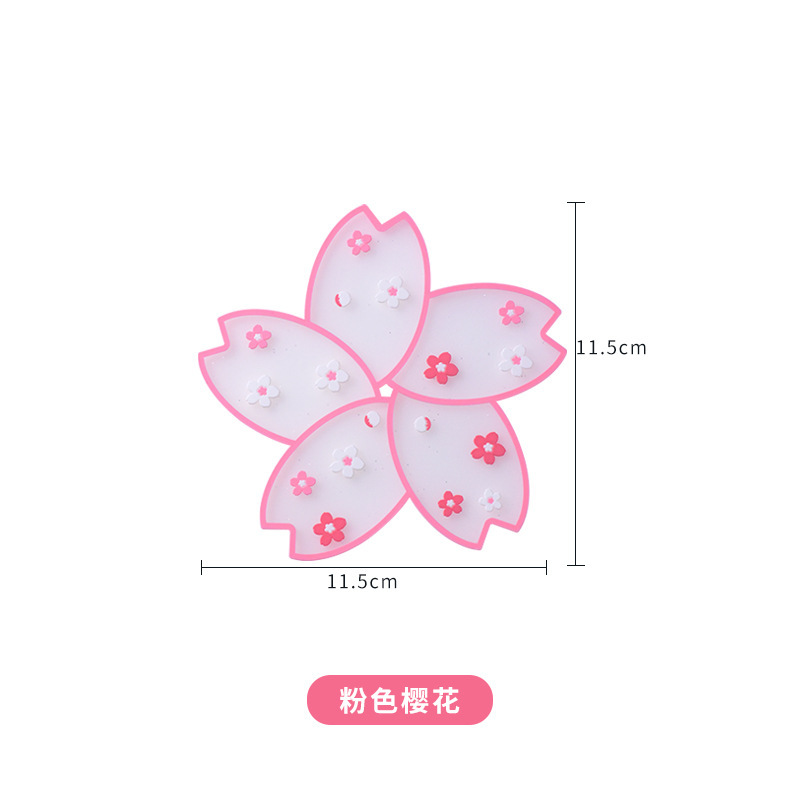桜シリコン断熱マットレストランのパーマ防止鍋マット家庭用キッチンの人気耐高温パッド|undefined