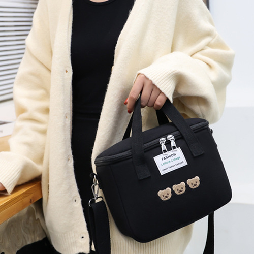 New Bear Insulated Mummy Bag Multifunctional Outing Large Capacity Mother Storage Bag Multi-compartment Portable Mother and Baby Bag