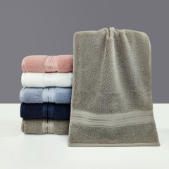 毛巾廠批發純棉加厚商務禮品毛巾 素色斷檔成人商超家用洗臉面巾