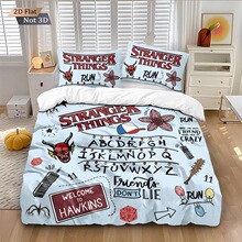 F 59131 Stranger Things Digital Print Bedding Set �������ﱻ