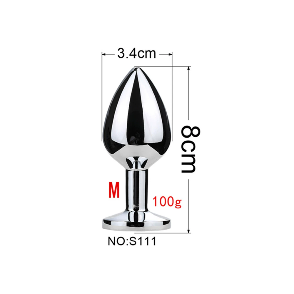 Detachable Anal Plug Heads, Silicone & Metal Options, Multiple Shapes and Sizes