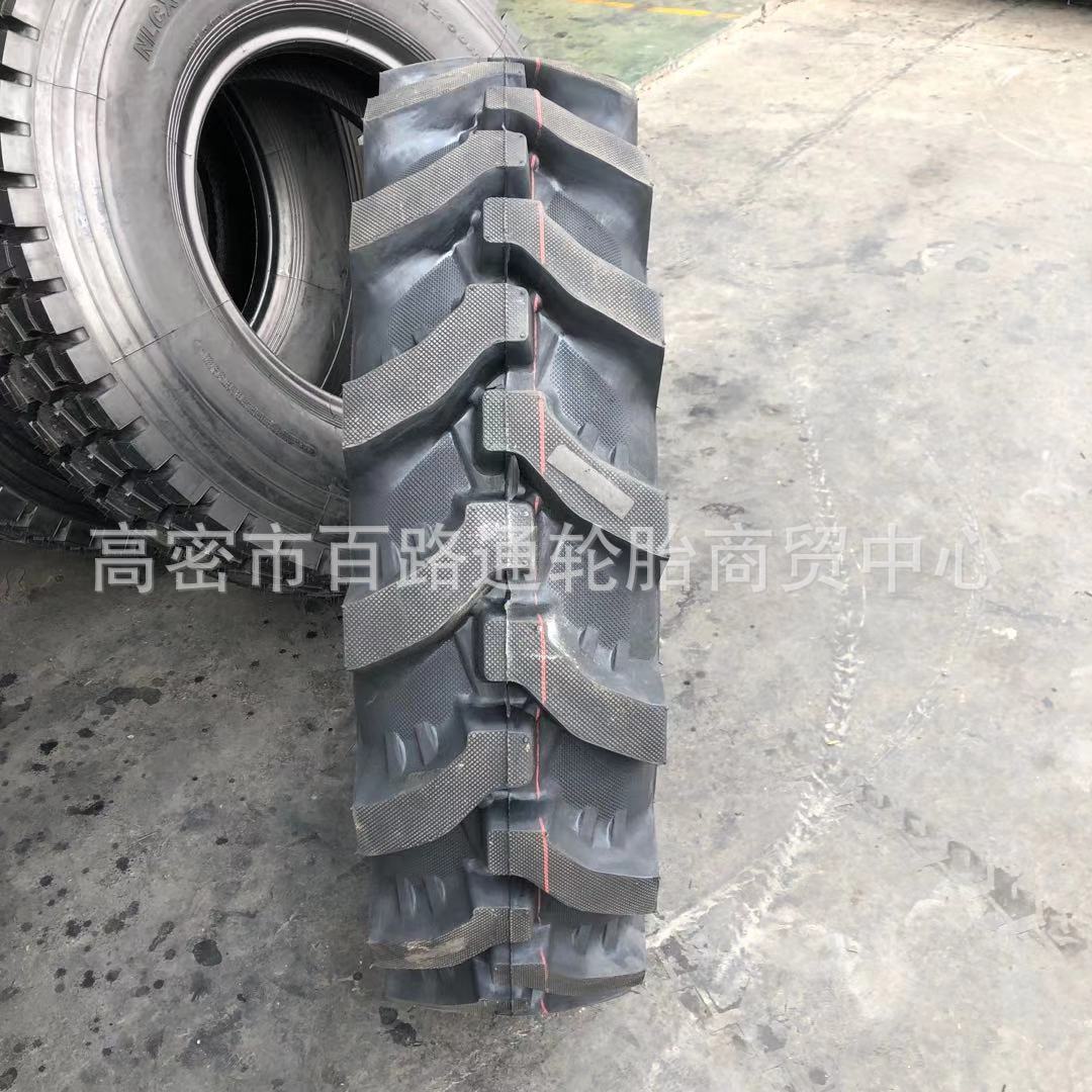 厂家直供11.2-24农用旱田11.2-24拖拉机轮胎人字花纹加厚轮胎