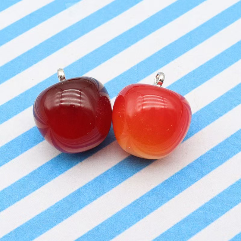 Acrylic Beads Cherry Cherry Pendant Hanging Bead Earrings Hair Accessories Pendant DIY Jewelry Accessories