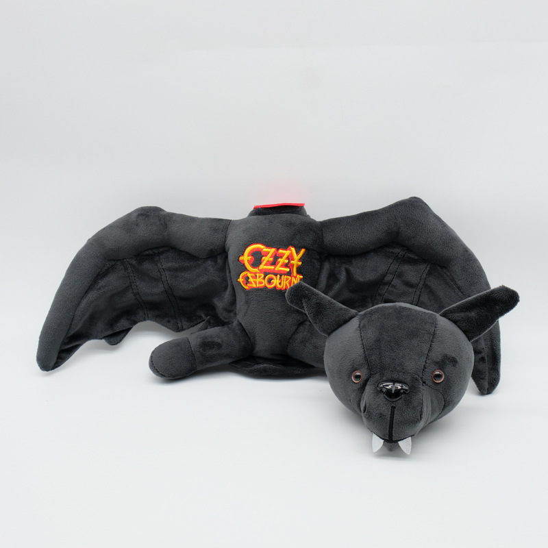 现货跨境新款ozzy osbourne bat plush 蝙蝠毛绒玩具玩偶公仔娃娃|undefined