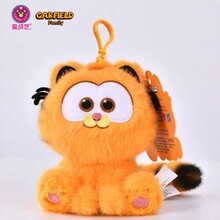 爱绒艺 正版授权 猫咪加菲 毛绒玩偶公仔挂件 啪啪圈 痛包耳机包