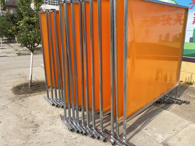 Shading Plate Welding Protective Screen Shading Door Curtain Electric Welding Light Shield with Shelf Electric Welding Protection