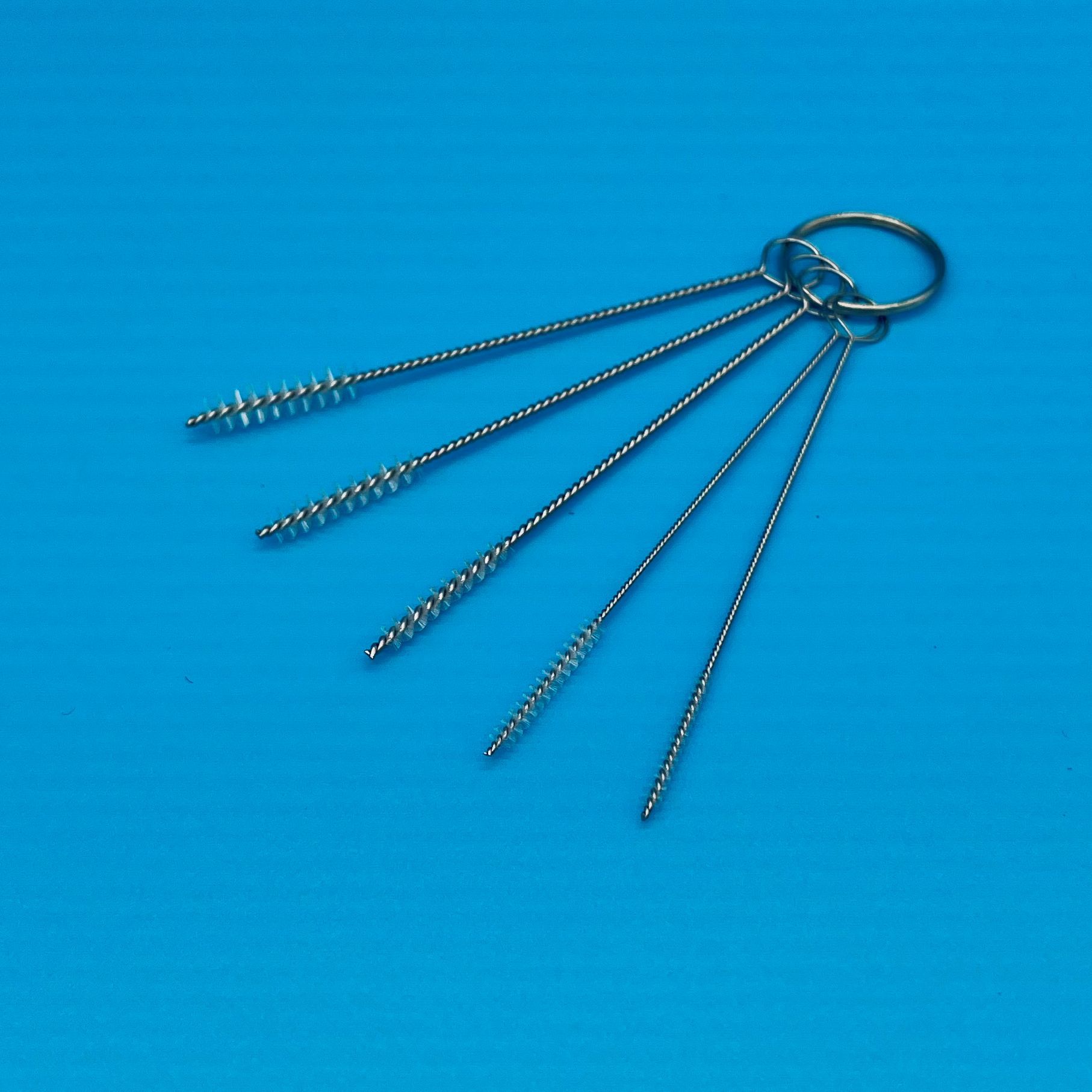 Aprobado por el fabricante 5PCS mini cepillo de aerógrafo transfronterizo del mismo estilo cepillo de herramienta cepillo de limpieza de nailon cepillo de carburador de 2MM