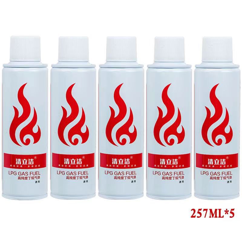 Clean gas fragrance type large capacity high purity butane flint lighter universal inflatable liquid tank