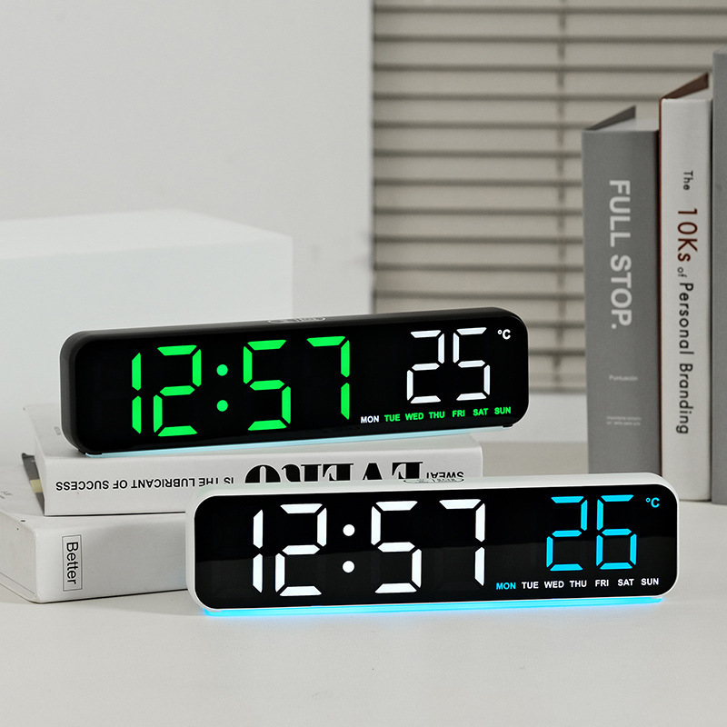 Pantalla de tiempo creativa de red led reloj digital reloj electrónico decoración de escritorio nocturna silenciosa 2811 image 4