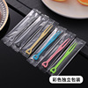 disposable Fruit fork Alone packing transparent Fruit sign Plastic A snack KTV snack Fork household