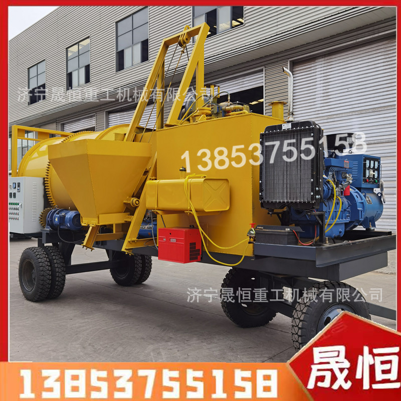 现供应车载牵引式沥青搅拌机 路面补修沥青拌合机 小型沥青搅拌站