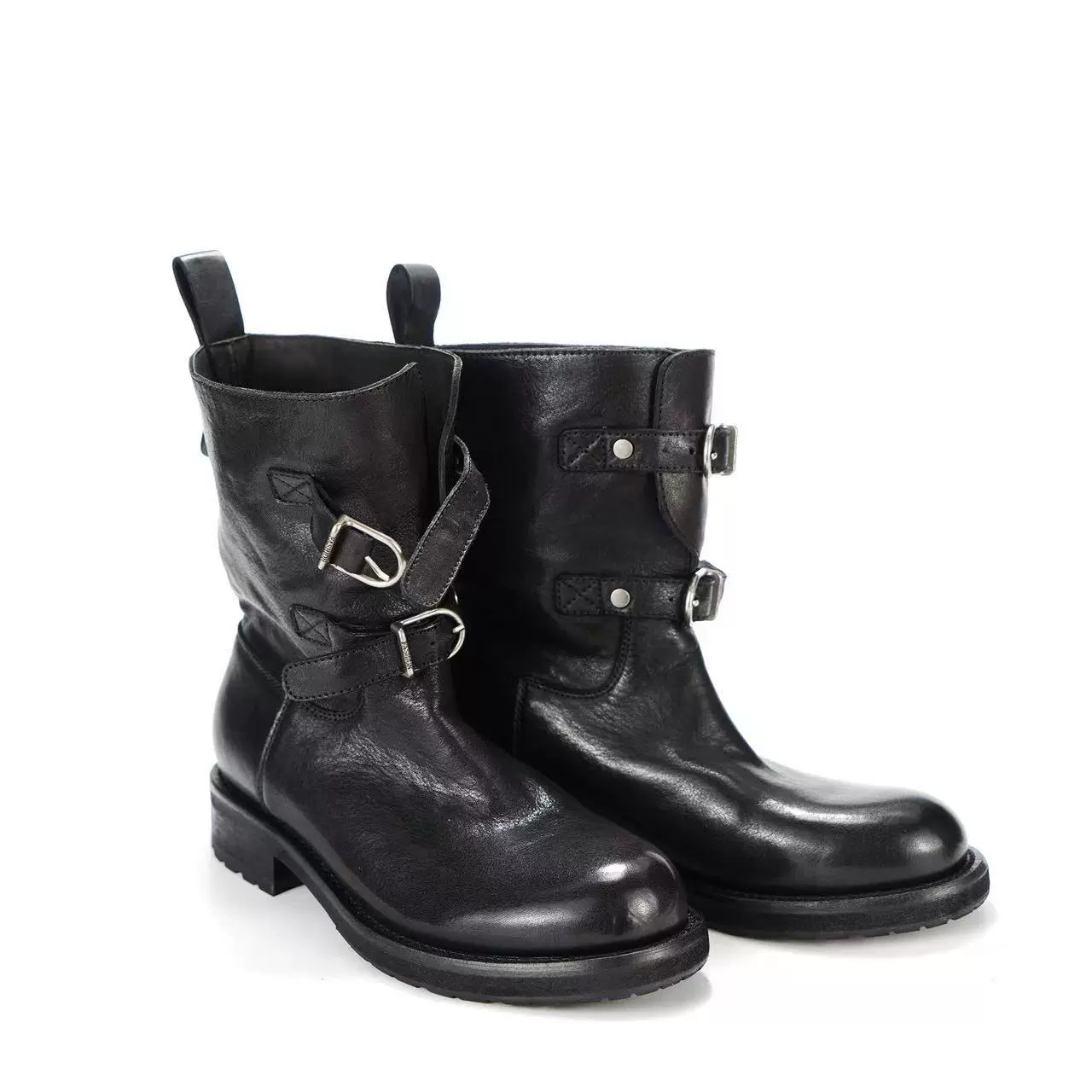 水洗马皮马丁靴女款2025新款秋冬爆款靴子女复古真皮法式女士短靴