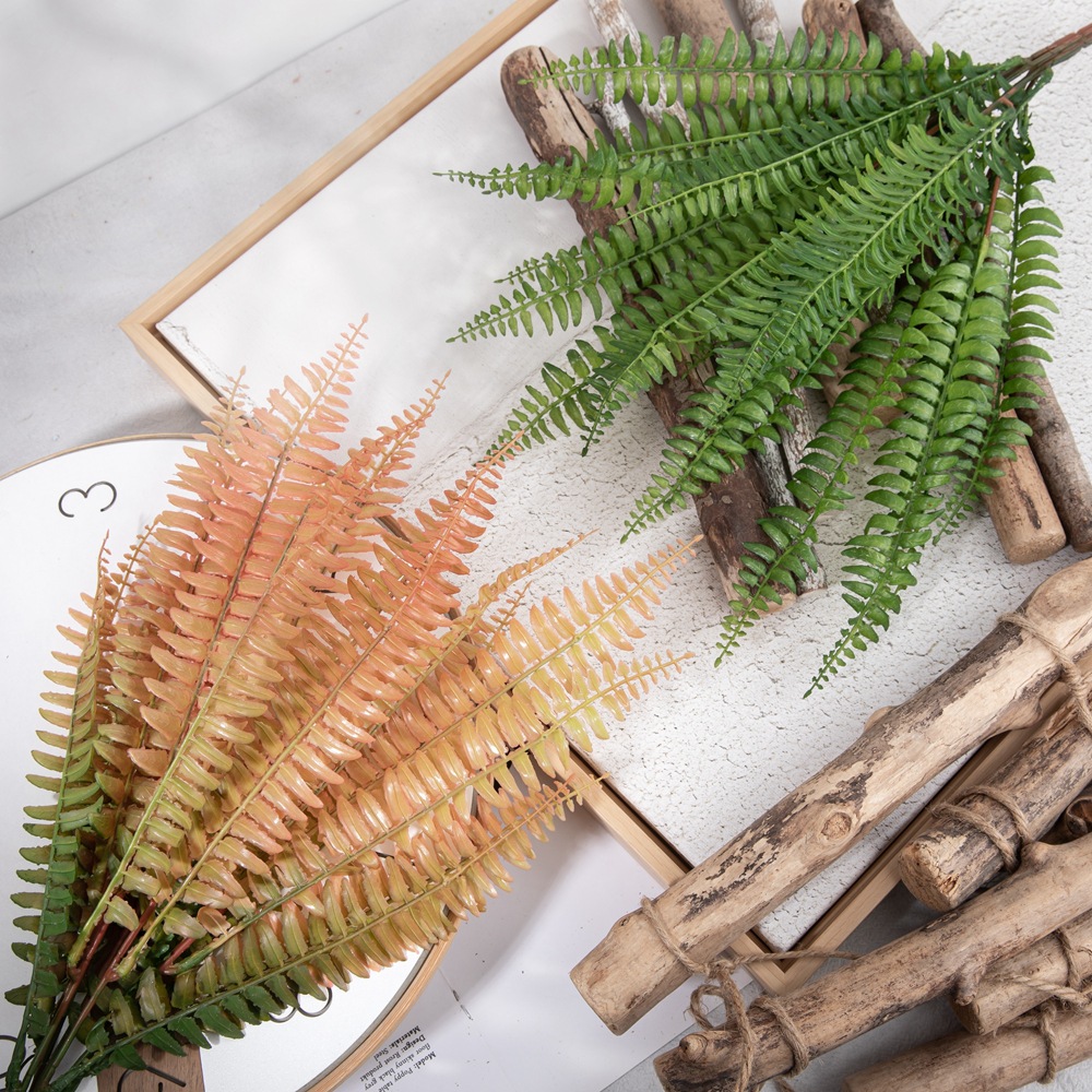 微景觀 假花手感波斯草仿真葉子 仿真花出口室內植物牆 MW26634