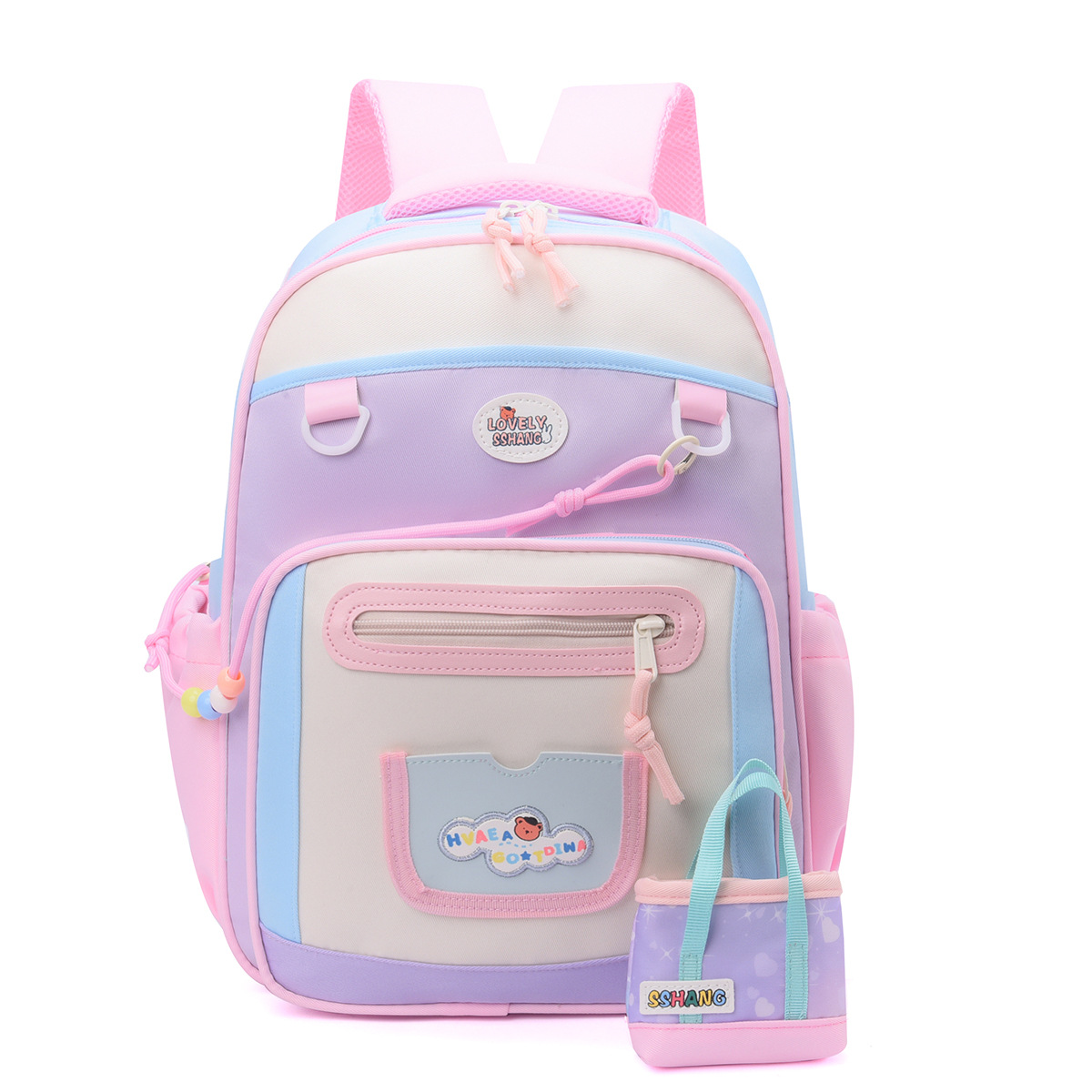 Mochila coreana de alto valor para niños y niñas, mochila escolar de gran capacidad 2026 nueva moda de mochila infantil