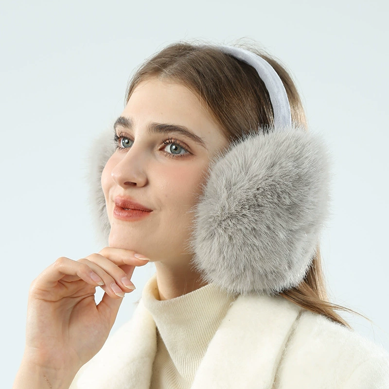 Наушники женские зимние норковые теплые наушники складные незамерзающие наушники Наушники для защиты ушей милые плюшевые наушники