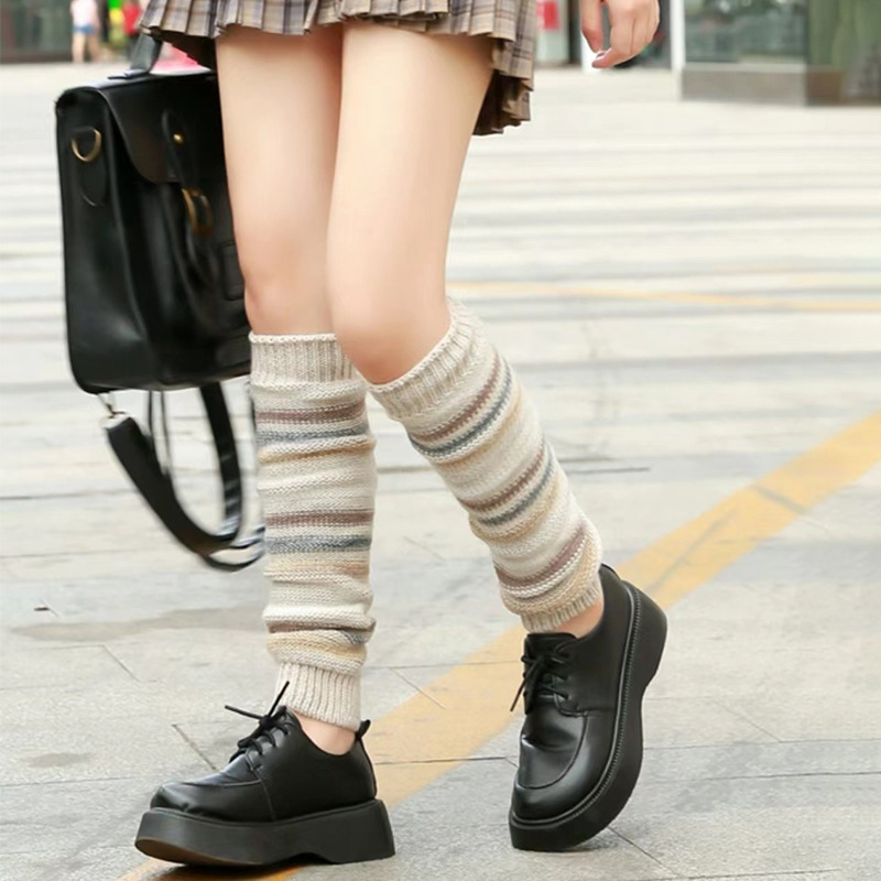 Apricot Colorblock Socks