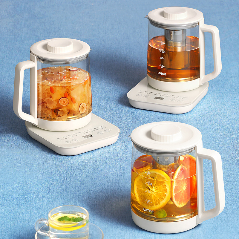 Lotor Health Pot Household Multi-Functional Tea Maker Water Kettle Medicine Pot Thickeneded Glass High Temperature Resistant Water Kettle 1