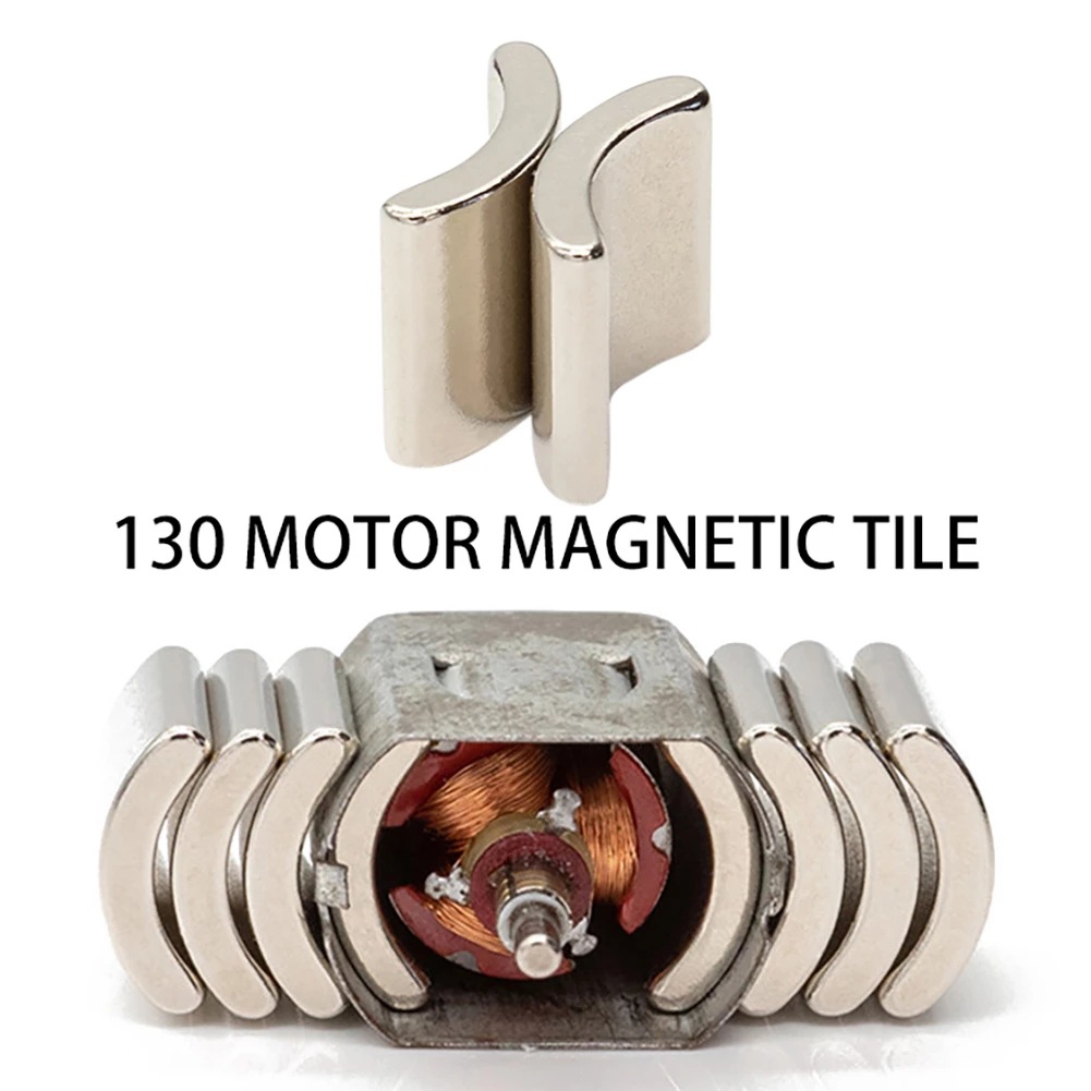 四驱车马达改装 钕铁硼瓦形磁铁电机磁瓦磁钢 130电机线圈磁铁