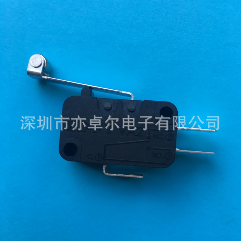 台湾ZIPPY新巨原装正品微动开关，行程开关VA2-16S1-06D0-Z长滚轮