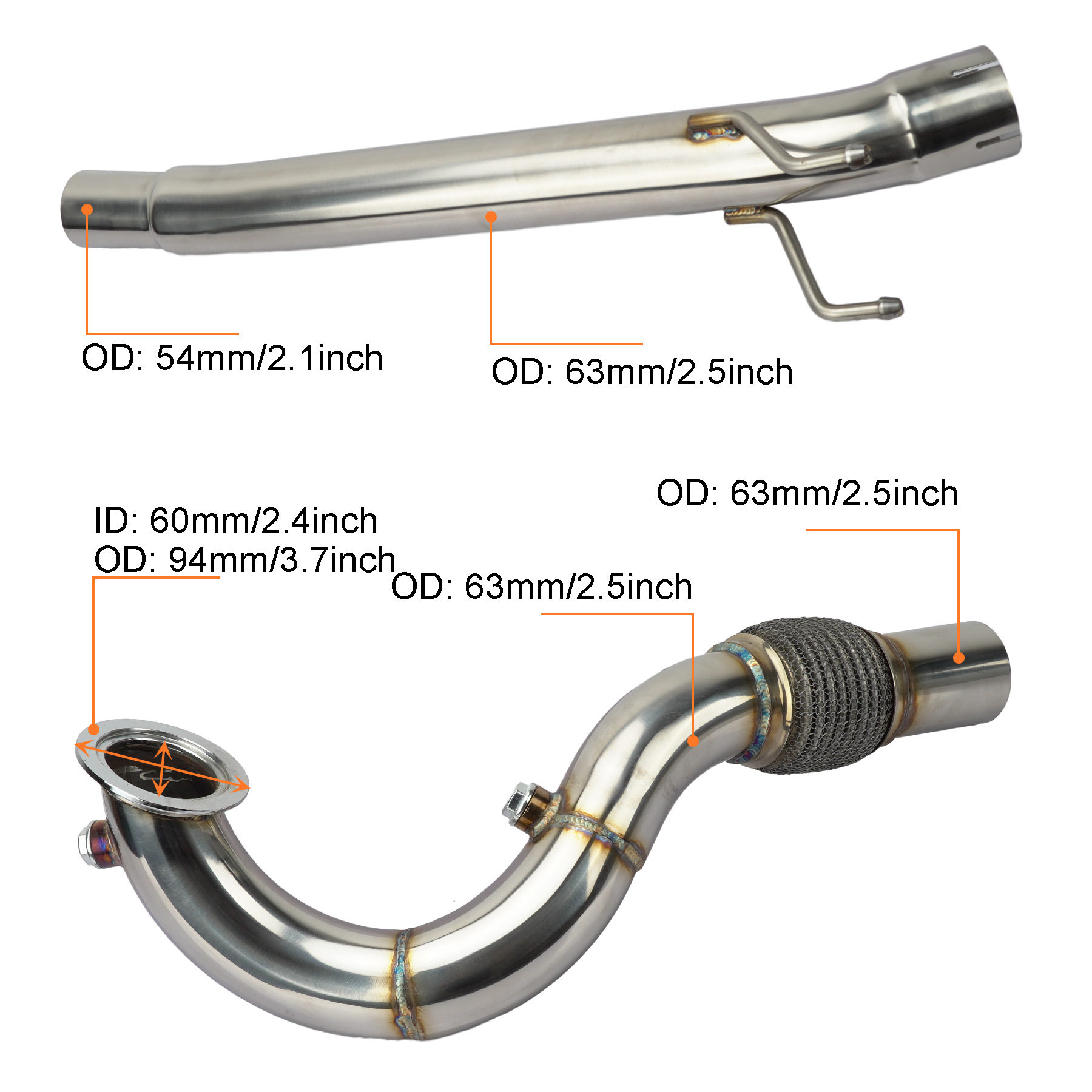 Car Exhaust Manifold for Volkswagen Golf Mk7 Jetta Ea211 Audi A3 1.4t Series