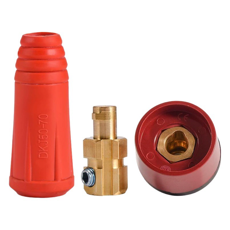 Штепсельной вилки соединителя сварочного аппарата DKJ25-35-50-70 национального стандарта Кабельный соединитель быстрой Европейский медный заварки