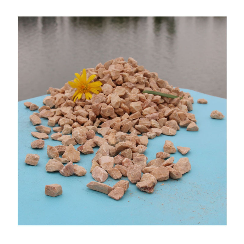 石头子沙石装饰花盆栽多肉盖面白色石米大鹅卵石铺院子