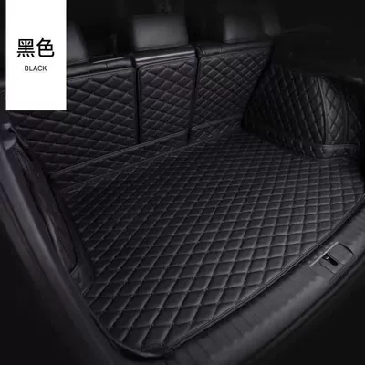 mat car trunk mat | Trunk Mat - black-black-line-trunk-mat-single-piece