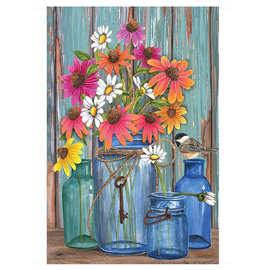 装饰花钻石画 5D 满钻方钻圆钻 diy装饰画十字绣跨境专供批发定制