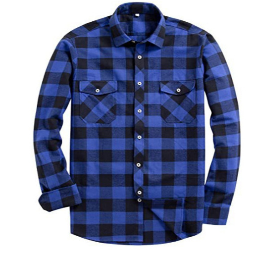 Source manufacturers cross-border for men's flannel sanding warm shirt European and American style casual shirt