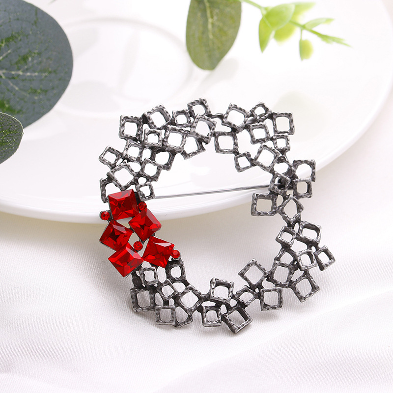 Elegante Kamelien Perlenbrosche Damen Luxus Mode Accessoire_voghion.com