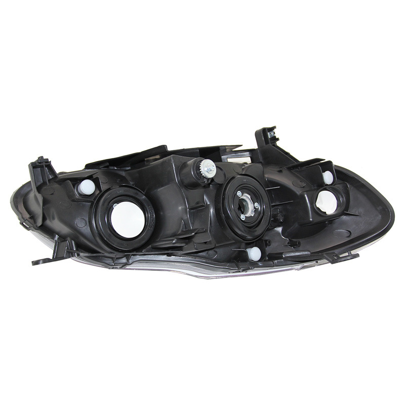 Adecuado para Toyota 03-08 Carola negro con reflector blanco faro halógeno coche original semi-montaje