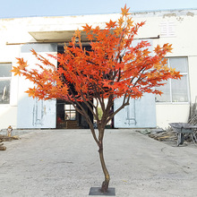 仿真红枫造景绿植室内外绿植商场酒店别墅装饰景观植物大型假树