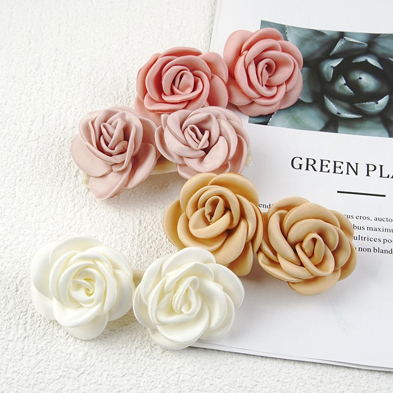 Women's Simple Style Flower Cloth Hair Tie display picture 4