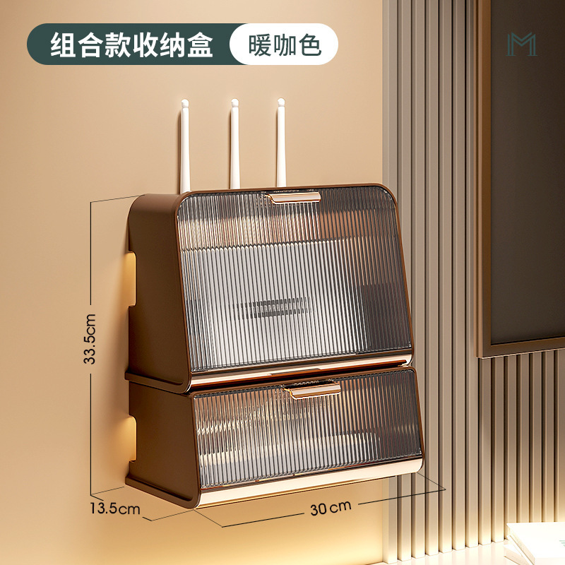 Warm color coffee-combination model [can be wall-mounted-bought in a group for more affordable]