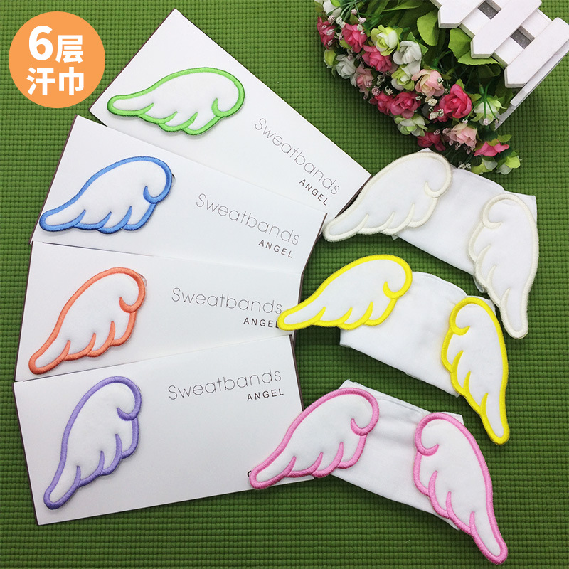 Clearance At a loss Handle baby pure cotton Sweat towel 6 Gauze angel Be made a scapegoat Villus wing girdle