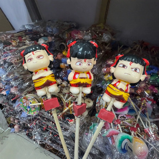 The net red product has slowly rebounded and pinched the rocking drum Ao Bing series rattle drum tampon temple fair