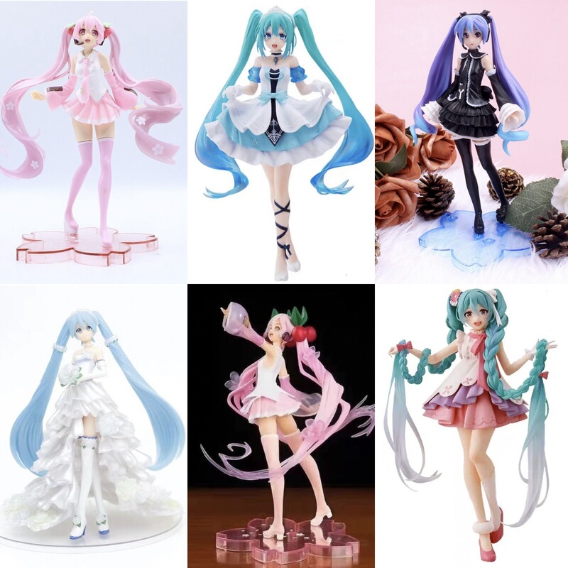Wholesale/Dropshipping Sakura Figure Miku Dancing Cinderella Hatsune Model Ornament Gift Anime Merchandise Wholesale/Dropshipping Sakura Figure Miku Dancing Cinderella Hatsune Model Ornament Gift Anime Merchandise