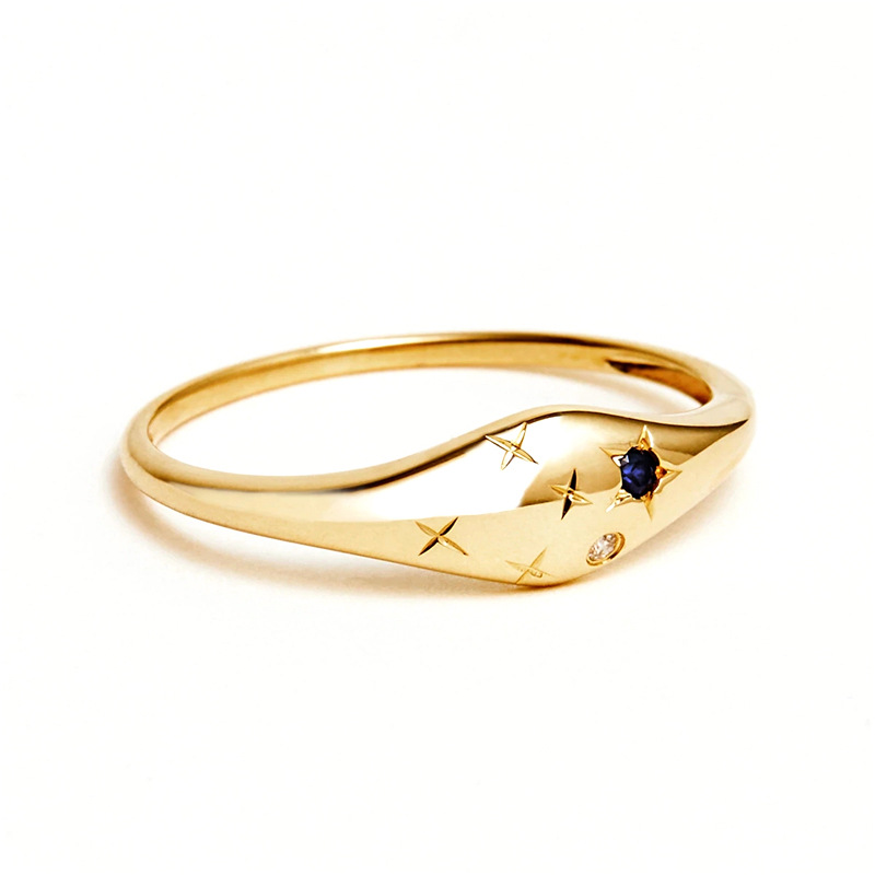 5g Weight Zircon Inlay Material Rings Classification 6, 7, 8 Ring Size 1 Piece Quantity Daily Occasion 925 Sterling Silver Material Star Pattern Couple Gender Inlay Design Fashion Style 925 Sterling Silver Zircon Rings Star 13