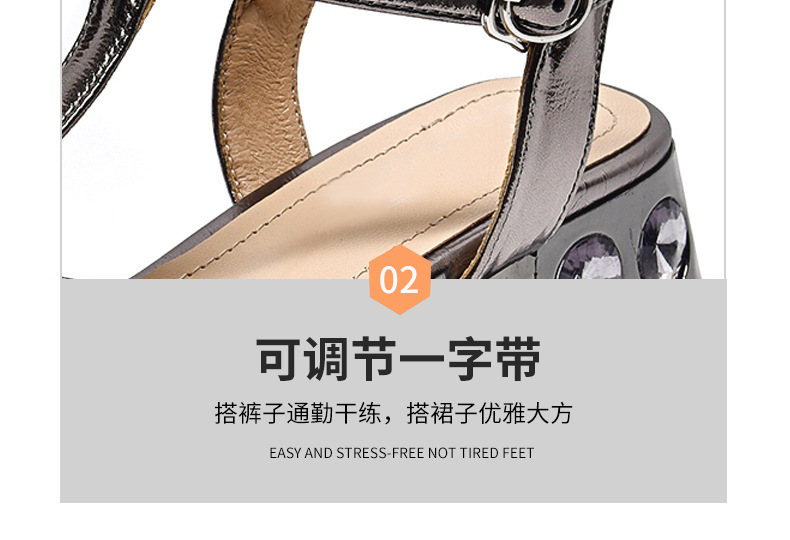 Sandal da thật mũi kín gót thấp đế mềm mũi vuông phong cách Pháp — Màu nâu chi tiết 16