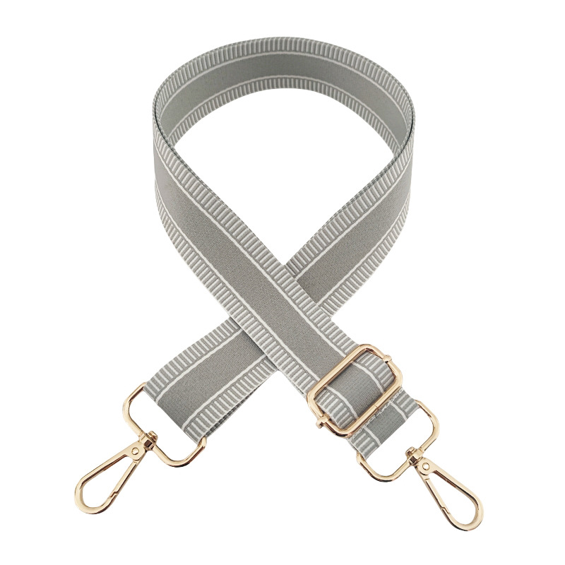 Polyester Cotton Stripe Solid Color Bag Strap display picture 9