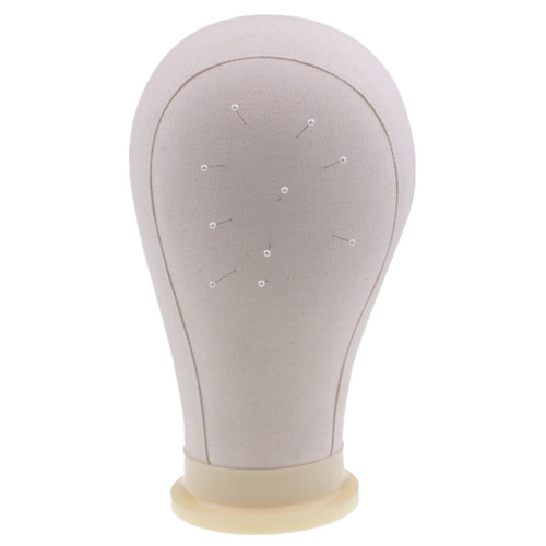 Wig Head Mount Bracket Canvas Head Mold With Pin Insertable Dummy Head Model Styling Model Head Base Support Stand