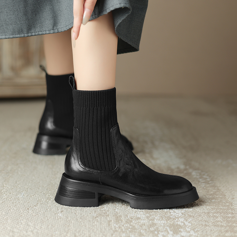 블랙 싱글 안감