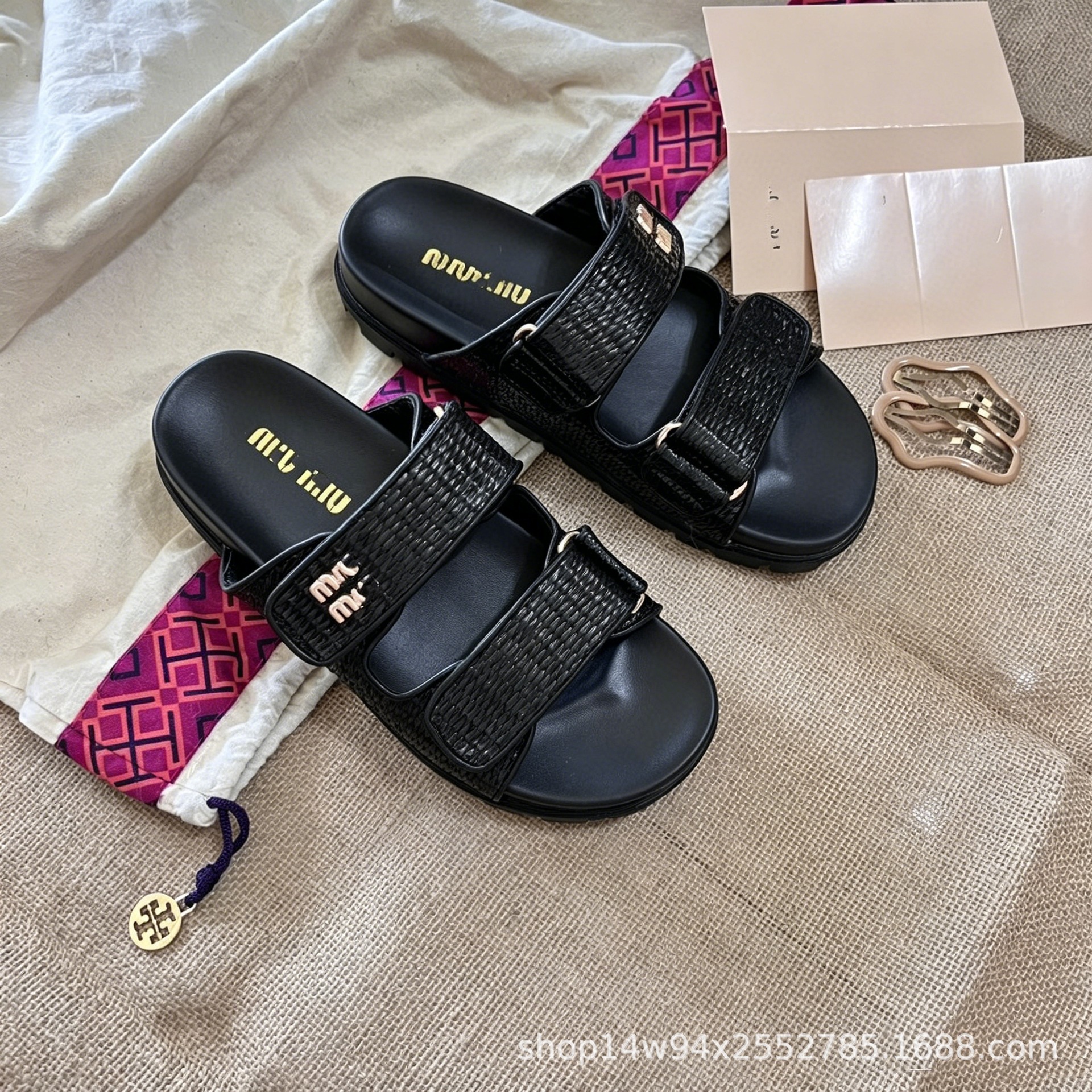 Sandalias Planas de Playa para Mujer, Superfibra y Caucho, Secado Rápido, Transpirable, Ligero, para Uso Diario image 5