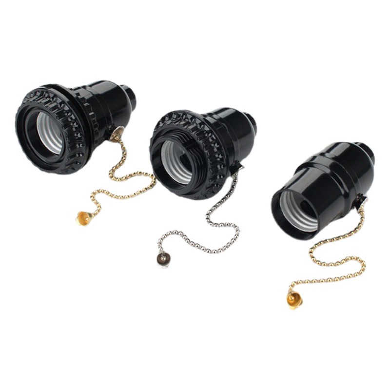 Venta al por mayor E27 tornillo boca tipo de tarjeta de certificación CE portalámparas de plástico portalámparas LED tornillo boca lámpara de mesa colgante gran cantidad y excelente precio